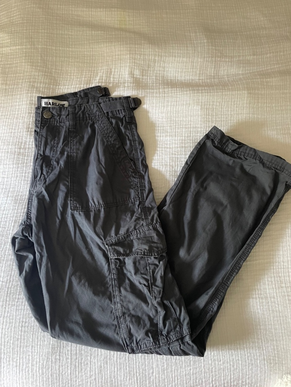 Harlow Women's Grey Cargo Pants